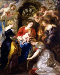 Couronnement de sainte Catherine